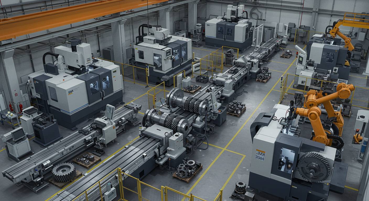 ギアの量産設備