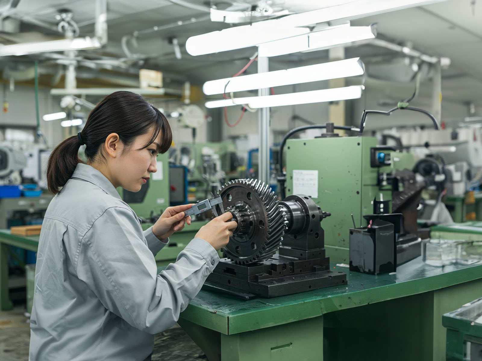 ギアの品質検査