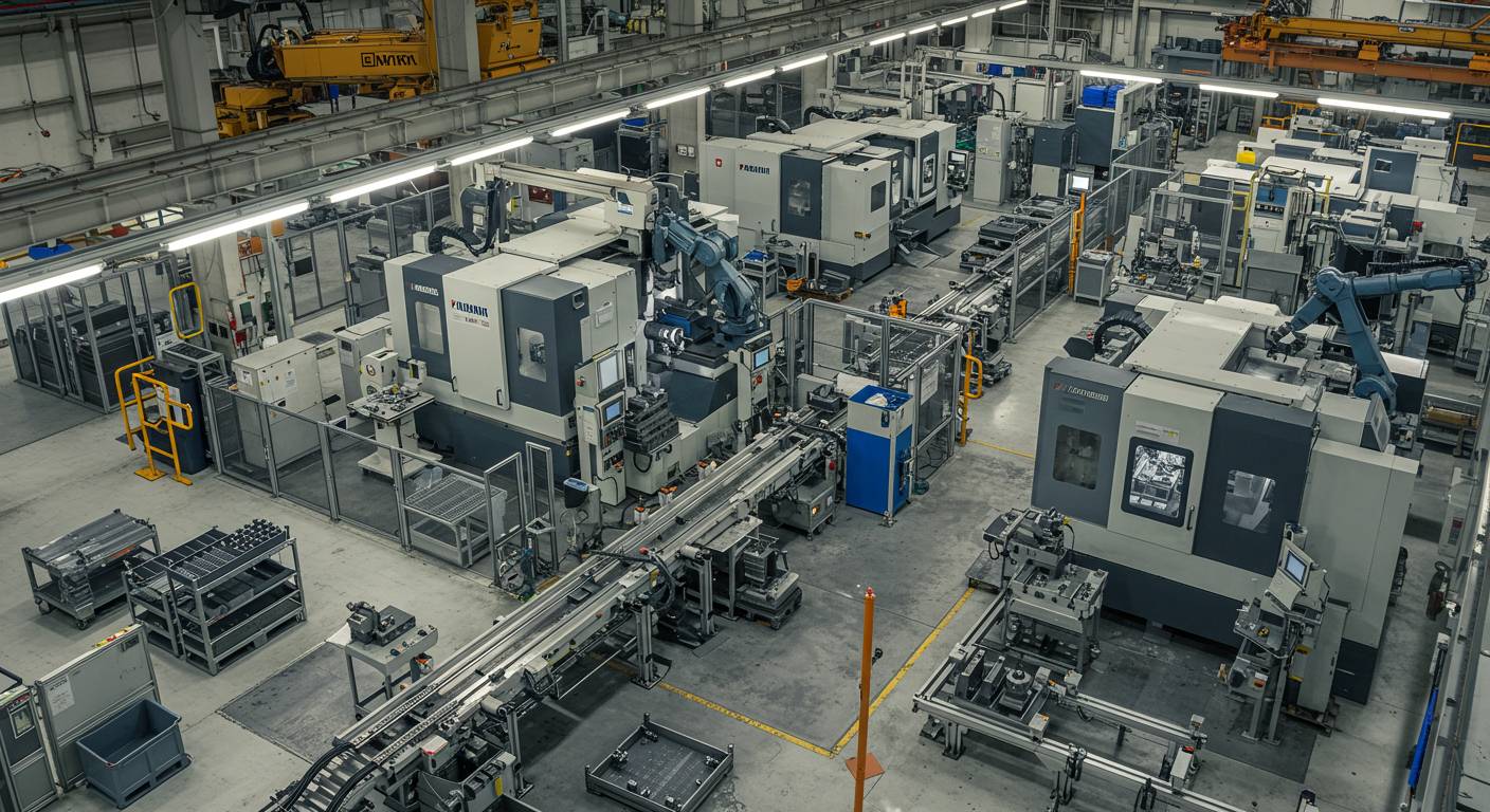 大量生産可能な最新設備